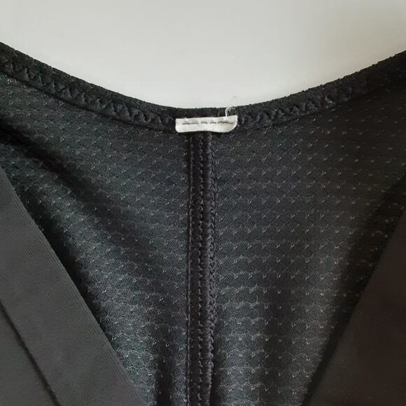 Lululemon Stash It Tank Top Black Racerback Womens 6 Ribbed Layered Sports Bra - Picture 10 of 12